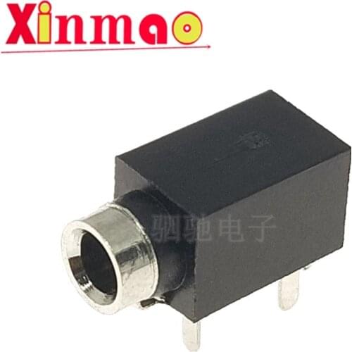 10PCS 2.5mm Female Audio Connector 4 Pin DIP Headphone Jack Socket PJ-210B