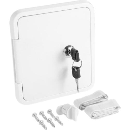 Gravity Water Inlet Inlet Fill Dish Hatch Lock Square With Keys Hatch Cover Water Intake For RV Trailer Cars Caravan Boats