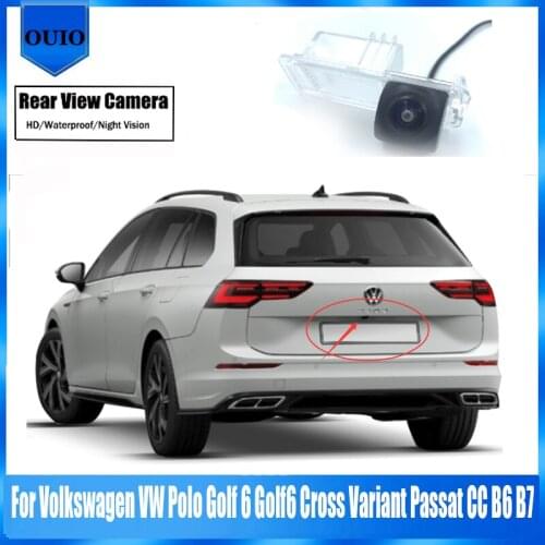 HD Rear View Reverse Camera For Volkswagen VW Polo Golf 6 Golf6 Cross Variant Passat CC B6 B7 BackUp Parking Waterproof Camera