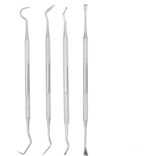 4Pcs Airsoft Gun Cleaning Tool Stainless Steel Pick Set Tactical Rifle Pistol Gun Double-end Tool Professional Cleaning Set
