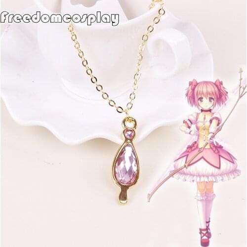 Puella Magi Madoka Magica Madoka Kaname Cosplay necklace