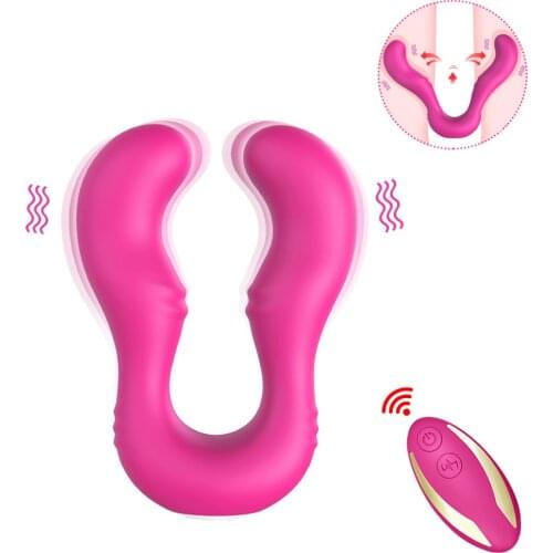 Rechargeable Double Vibrators Lesbian 9Speed G-spot Dildo Vibration Eggs Sex Product Adult Sex Toy Anal Vibrator For Men Couples