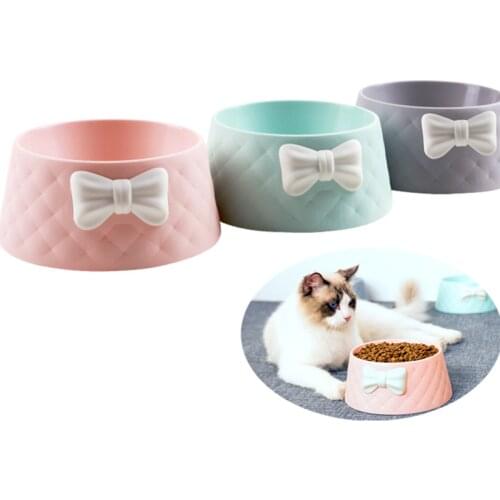 Pet Cat Dog Feeding Bowl Environmental Protection PP Leak-proof Dog Bowl Pet Dog Feeding Water Travel Bowl