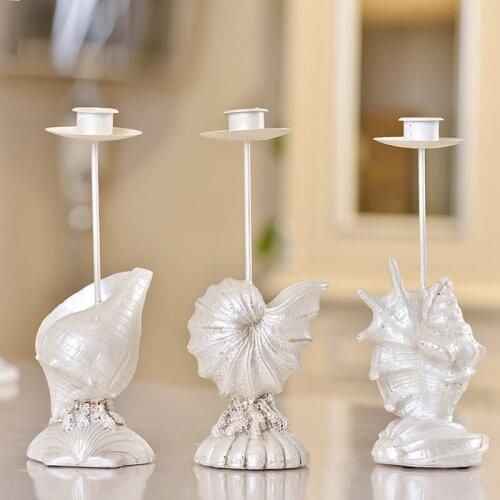 Factory direct creative minimalist ornaments ceramic candles candlestick wedding photography props triple Candlestick Decoration