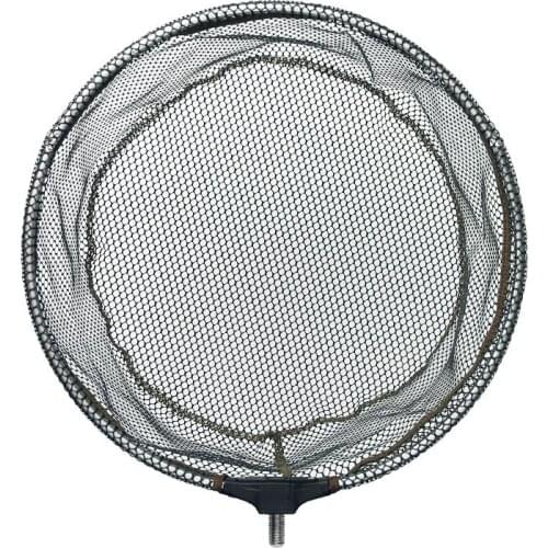 35CM/40CM/45CM Foldable Fishing Landing Net Head Decor Glue Fishing Net Aluminum Alloy Brail Net Fishing Tackle Accessories B360