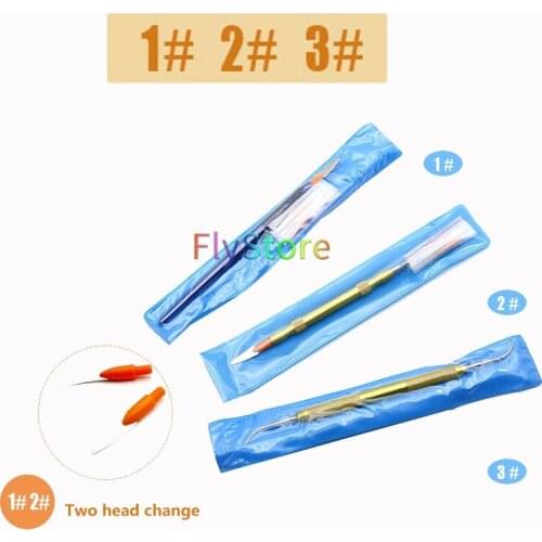 3PCS/Set Dentist Sculpture Knife Dental Laboratory Aluminum Rod Wax Carving Tool Set Surgery