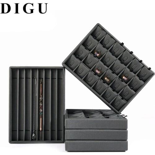 Dark Grey ring earrings pendant necklace display tray jewelry display props jewelry plate custom