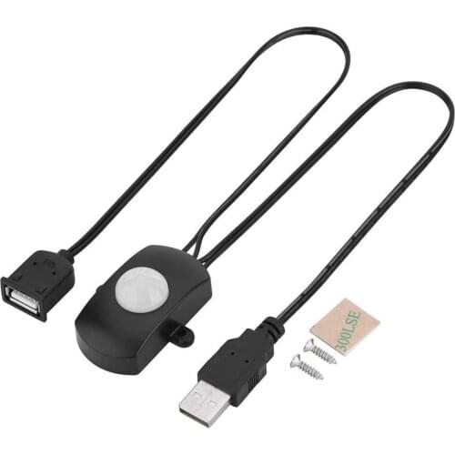 High quality DC 5V USB Body Infrared PIR Motion Sensor Light For LED Strip Automatic Switch I4D6