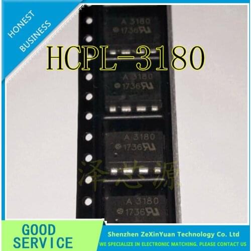 10PCS/LOT A3180 HCPL-3180 3180 SOP8