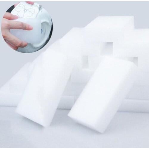 20 Pcs White Multi-functional Melamine Sponge Magic Sponge Eraser Cleaner Cleaning Sponges For Kitchen Bathroom Cleaning Tools
