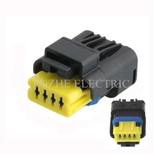 211PC042S4021 car Reversing image intake pressure sensor plug 4 pin female taillight Connector PA66 DJ7047B-1.5-21