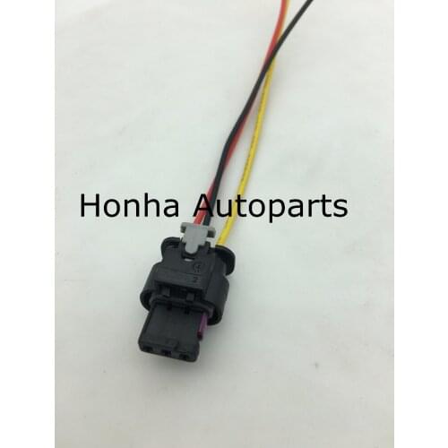 3C0973203 2007-2012 A3 Q7 2008 2009 2010 Flat Housing Connector Plug 3-pin Wiring Harness 4F0 973 703 4F09737