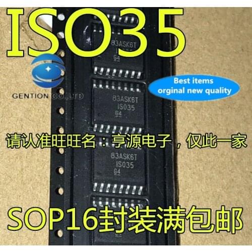 5PCS ISO35DWR SOP16 RS-485/RS-422 ISO35 ISO35DW isolator chips in stock 100% new and original