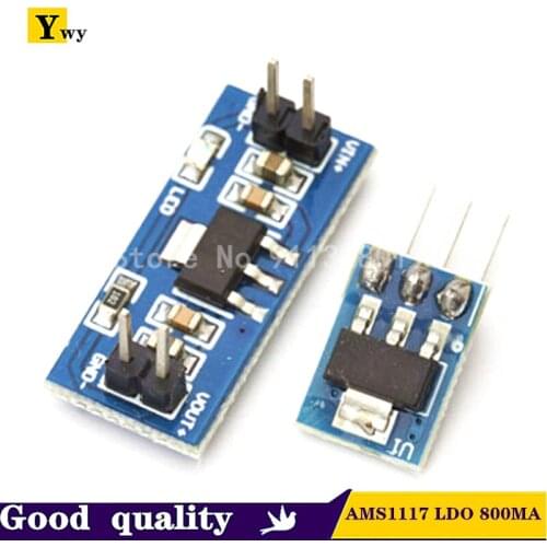 5PCS High Quality 5V to 3.3V For DC-DC Step-Down Power Supply Buck Module AMS1117 LDO 800MA