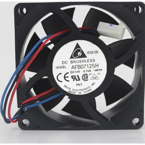 7025 12V 0.76A AFB0712SH 7CM / cm double ball air volume fan