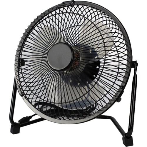 8-Inch USB Desktop Fan Mini Portable USB Power Supply 360 Degree Rotating Two-Speed Wind Speed Control Personal Cooling