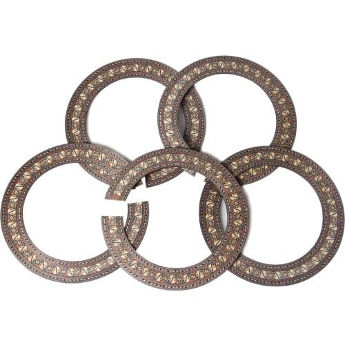 Guitar accessories NEW Acoustic guitar soundhole sound hole rosette inlay Guitar Accessories Guitar Decoration 10 pieces /lot