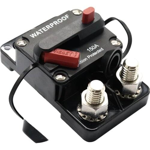 150A Circuit Breaker Switch with Manual Reset Waterproof for Marine Car