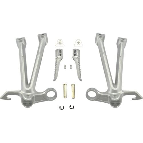 For Suzuki GSXR1000 2007 2008 GSXR 1000 07 08 Motorcycle Rear Passenger Foot Pegs Foot rest With Brackets NEW