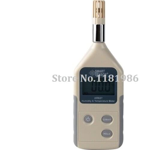Smart sensor AR827 Humidity&Temperature Meter Industrial Precision Digital Hygrometer Temperature and Humidity Detector Meter