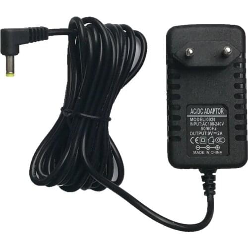 9V2A 300cm Cable cord Converter AC DC Adapter DC 9V 2A 2000mA 18W DC 4.0 1.7mm Power Supply Charger EU US Plug