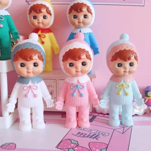 Classic Baby Girl Doll Cute Latex Rubber Baby Kids Office Decor Toy Plush Doll toys for Girls Room Sweet Girly Heart Gift