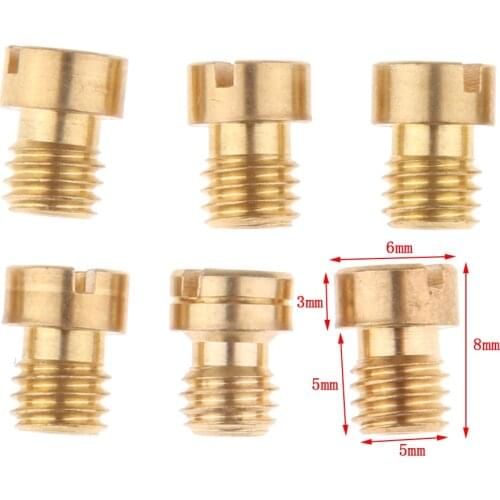 20pcs M5 Thread Carburetor Main Jet Kit 85-124 Size Replacement for GY6 125cc-150cc