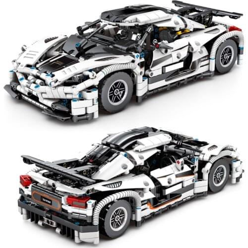 SY Technique Super Car Speed Champions Sports Sets Moc Building Block Model Kits Bricks Kids Toy City Super Great Vehicle Racer