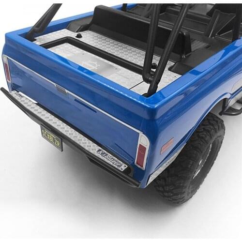 The Metal Back Bucket Anti-skid Plate Protective Board for SCX10 BLAZER 9005 RC Car Modification Kits