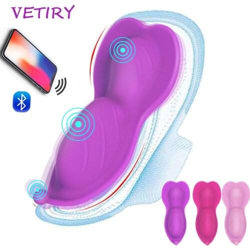 Wearable Vibrating Panties Dildo Sex Toys for Women Bluetooth Vibrator Orgasm Wireless APP Control Vibrators for Couple Sex Shop