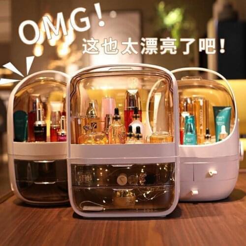 Makeup organizer Box Large Capacity Cosmetic Storage box desktop makeup drawer Polish Makeup Boxs
