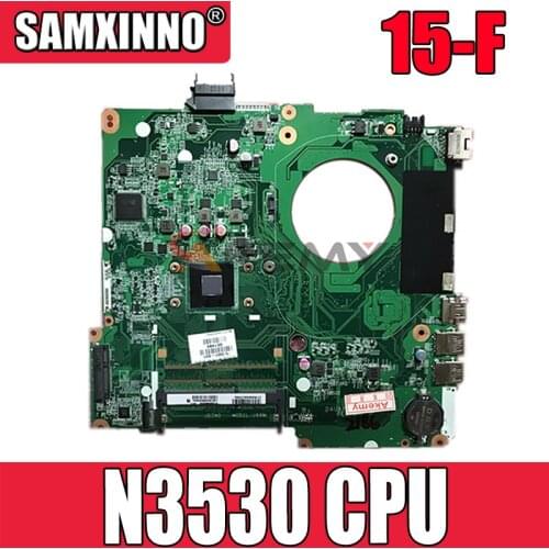 Original For HP 15-F Series Laptop Motherboard 781100-501 781100-001 DAU88MMB6A0 With N3530 CPU MB 100% Tested Fast Ship