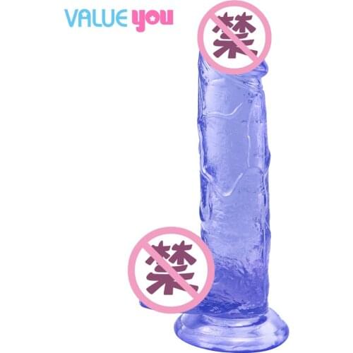 Realistic Dildo With Super Strong Suction Cup Erotic Jelly Dildo Sex Toys for Woman Artificial Penis G-Spot Simulation