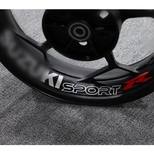 Car Styling Vinyl Auto Motorcorss Motorcycle Rear Wheel Rims Decorate Decal for GSXR 600 750 S1000 SPORT R
