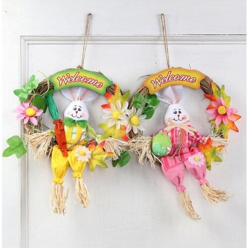 Topiary Wreath Artificial Green Leaves Door Wall Window Hanging Garland Party lower Outside Decor Home Decor