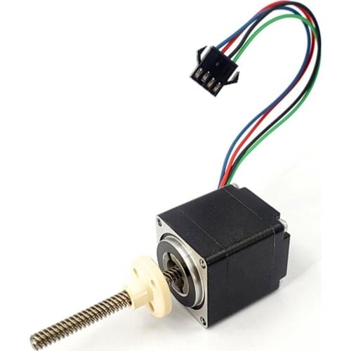 28 stepper motor Screw T type screw stepper motor Reciprocating linear motor With nut Screw 45mm