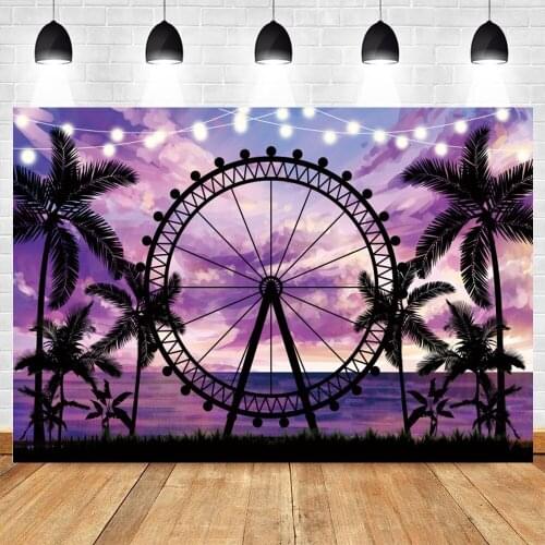 Yeele Photocall Baby Birthday Photography Backdrop Ferris Wheel Party Decor Background Photographic Pops Photo Studio Photozone