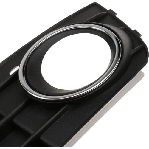 1 Pair Front Bumper Fog Light Grille Cover for Audi A4 A4L B8 2009-2011 Car