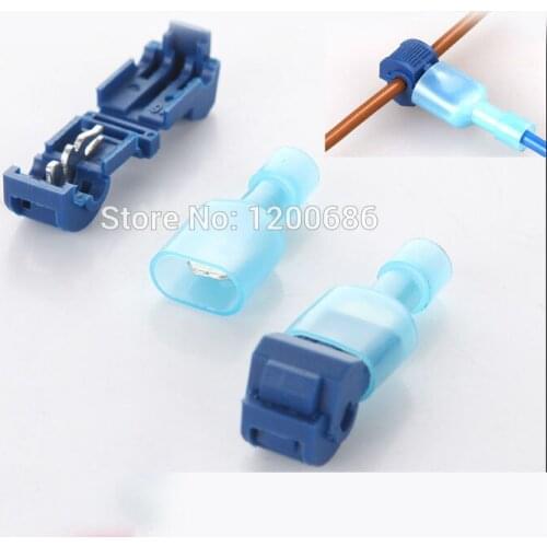 30PCS scotch lock Quick Splice Connector Terminal18-14 AWG Blue Wire Connectors