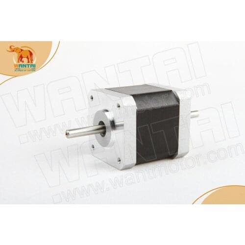 Fast shipping! Wantai 3 PCS Nema 17 Stepper Motor 42BYGHW811B Dual Shaft 70oz-in 2.5A CE ISO ROHS reprep 3D printer