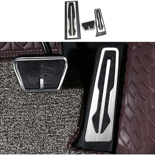 Car Pedal For BMW X4 G02 F97 F98 For BMW X3 G01 2019 2020 AT Automatic Stainless Steel Gas Accelerator Brake Footrest Pedal