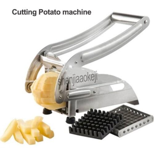 Effective Potato Chips Making Machine Stainless Steel French Fry Potato Cutter Slicer manual Potato chipper Kitchen Gadgets