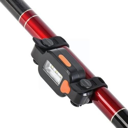 Electronic LED Fishing Rod Sensor Light Gravity Fish Alarm Bite Lamp Induction Sound For Night Fishing Clock A7D5