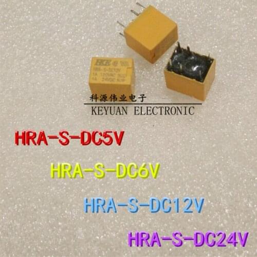 HRA-S-DC3V 5V 6V 12V 24V 6PIN Relay