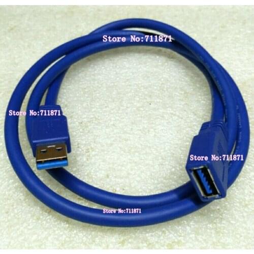 100cm USB3 USB3.0 Male Female Extension cord Pure copper Male to Female USB3.0 Line Cable AM AF usb3 Usb 3.0 extended cable line