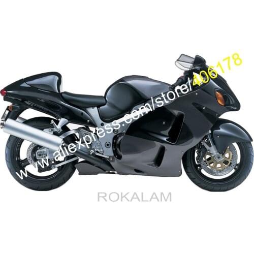 Injection Mold For Suzuki GSXR 1300 GSX-R1300 Hayabusa 1999-2007 99-07 Black ABS Fairings Sets (Injection Molding)