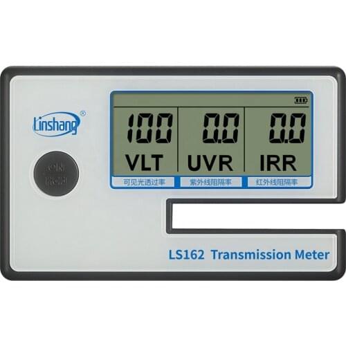 New Professional LS162 Window Tint Meter Solar Film Transmission Meter VLT UV IR Rejection Tester Light Transmission Meter
