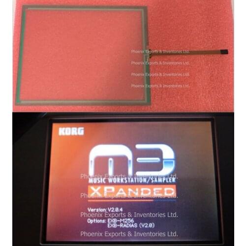Brand New Korg M3 Touch Screen Digitizer Touch pad panel Green High Quality