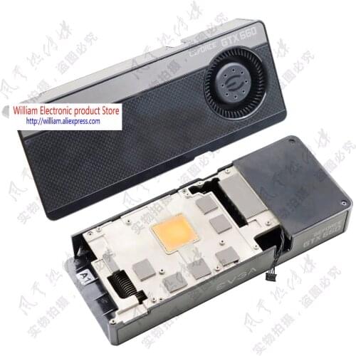 New Origianl for EVGA GTX660 GTX650Ti Graphics card cooler cooling fan