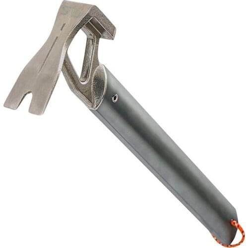 Outdoor Camping Tent Hammer Mountaineering Hiking Stainless Steel Tent Nail Puller Hammer Lightweight Aluminum Handle